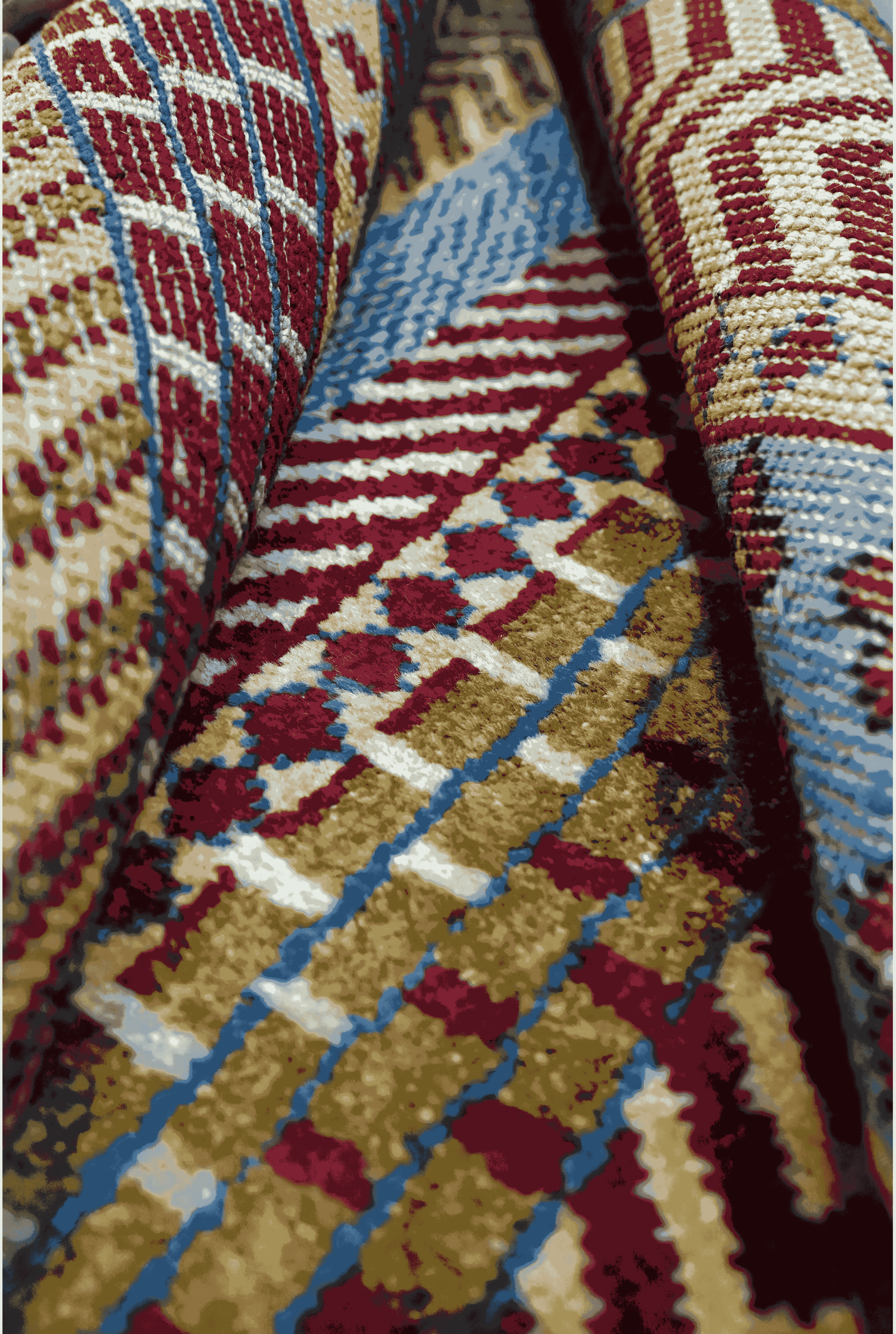 4x6 Modern Moroccan Hand-knotted Carpet