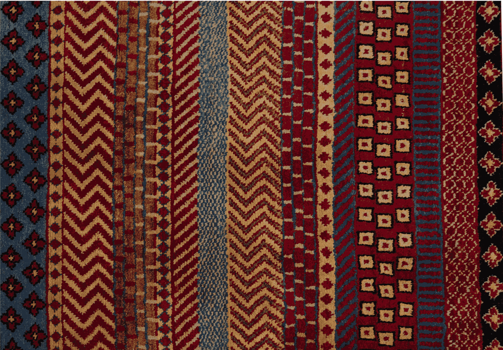 4x6 Modern Moroccan Hand-knotted Carpet