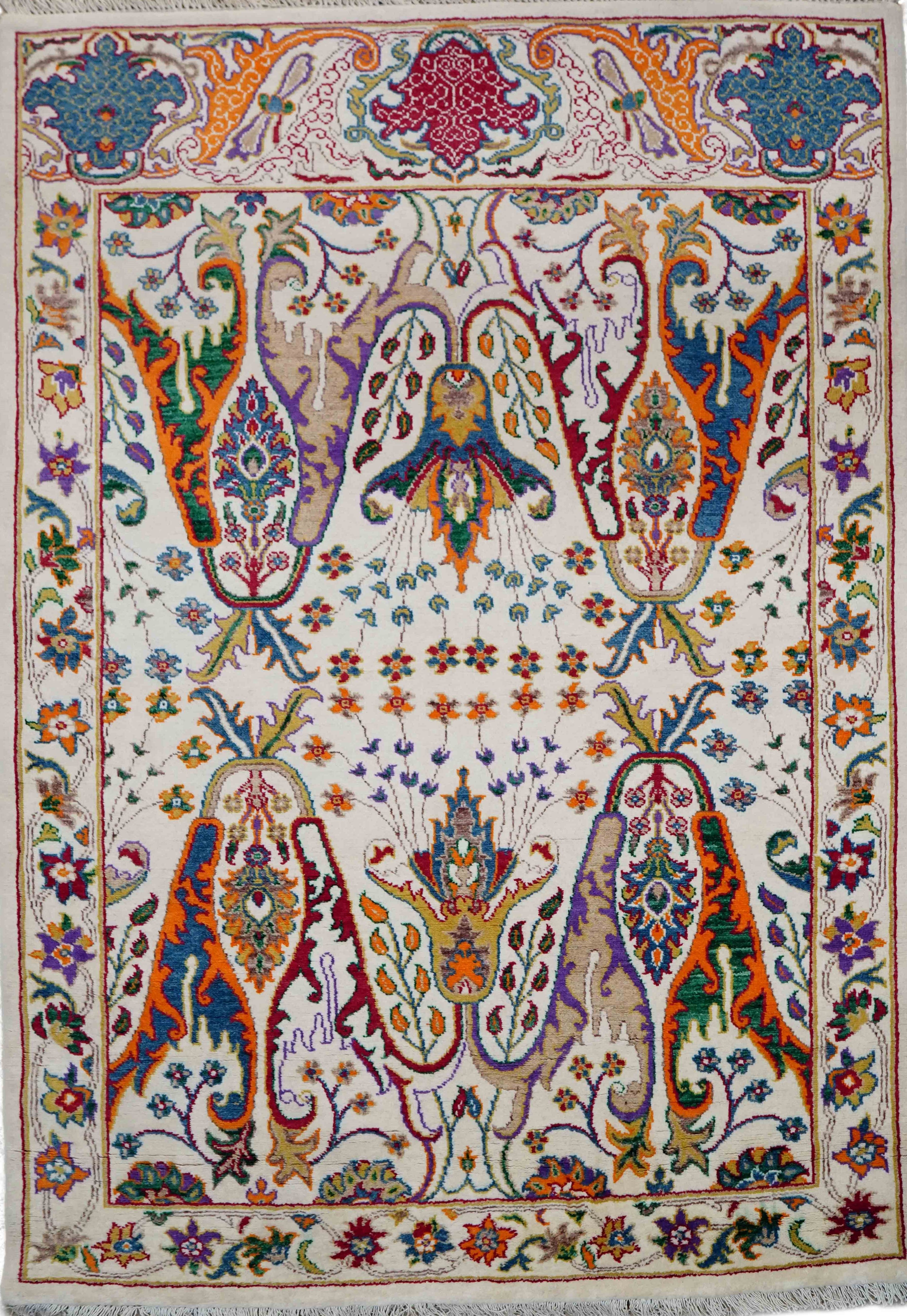 4x6 feet Bidjar Hand-Knotted Carpet