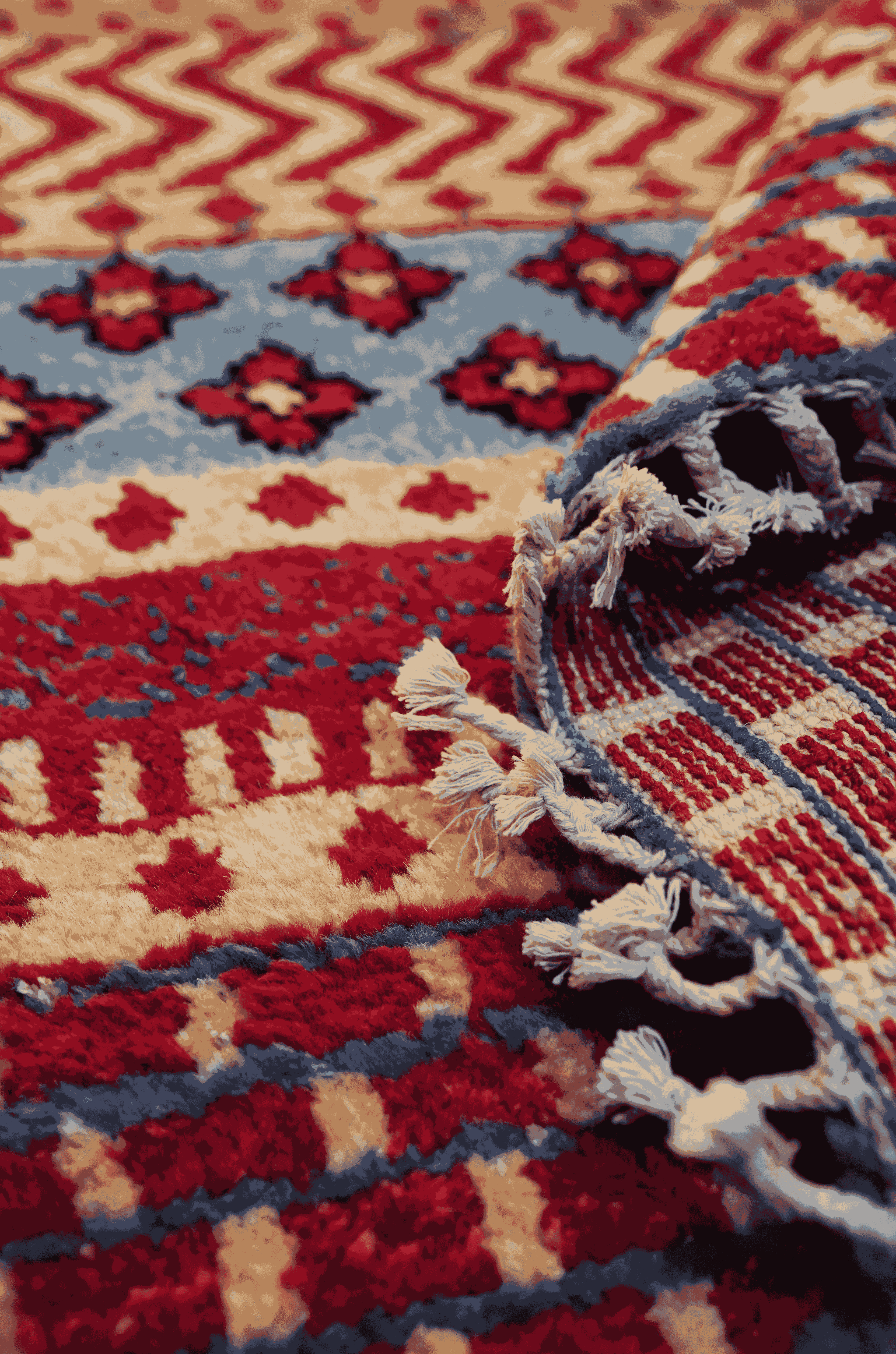 4x6 Modern Moroccan Hand-knotted Carpet