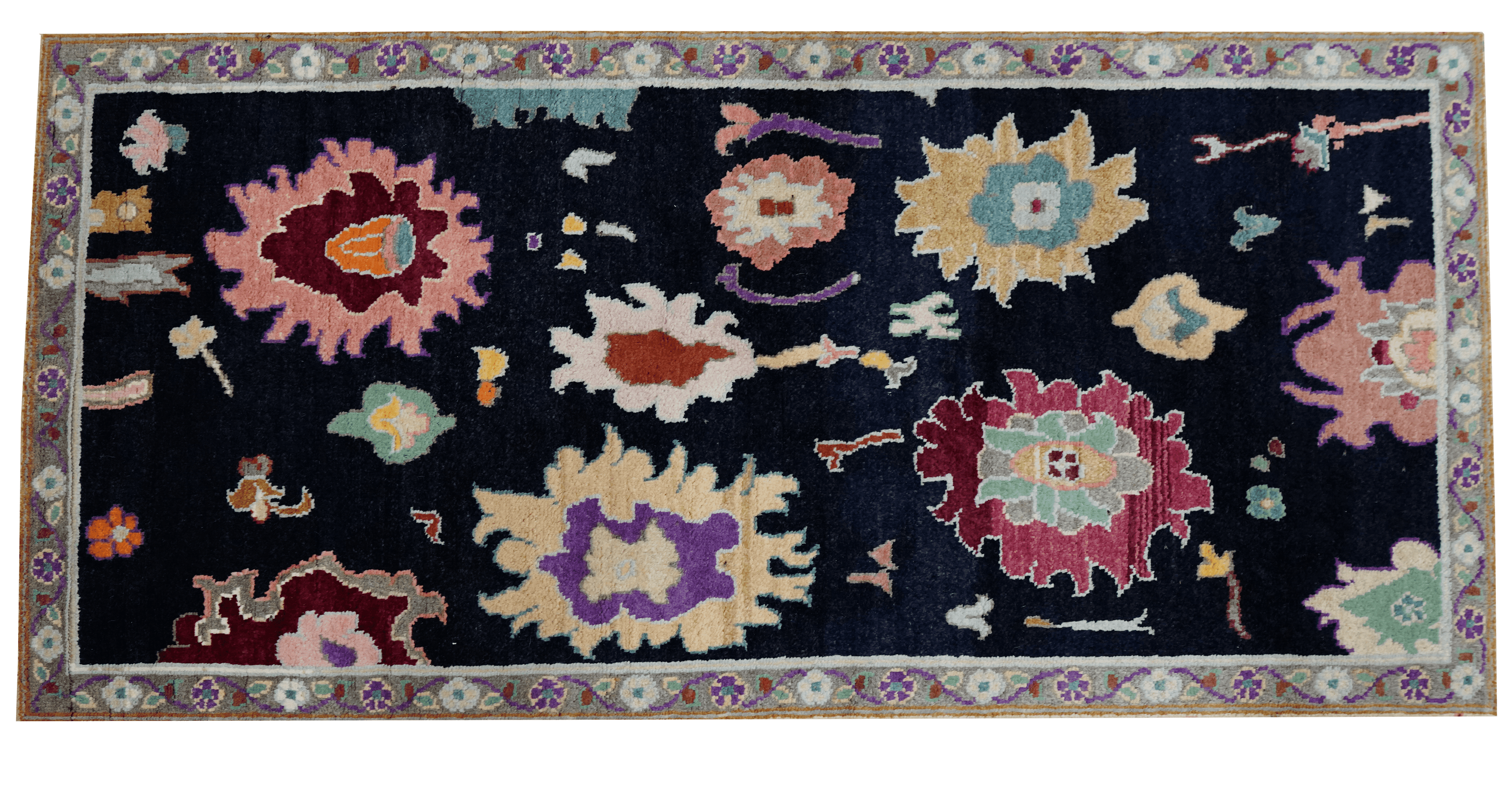5x7.75 feet Chobi Hand-Knotted Carpet
