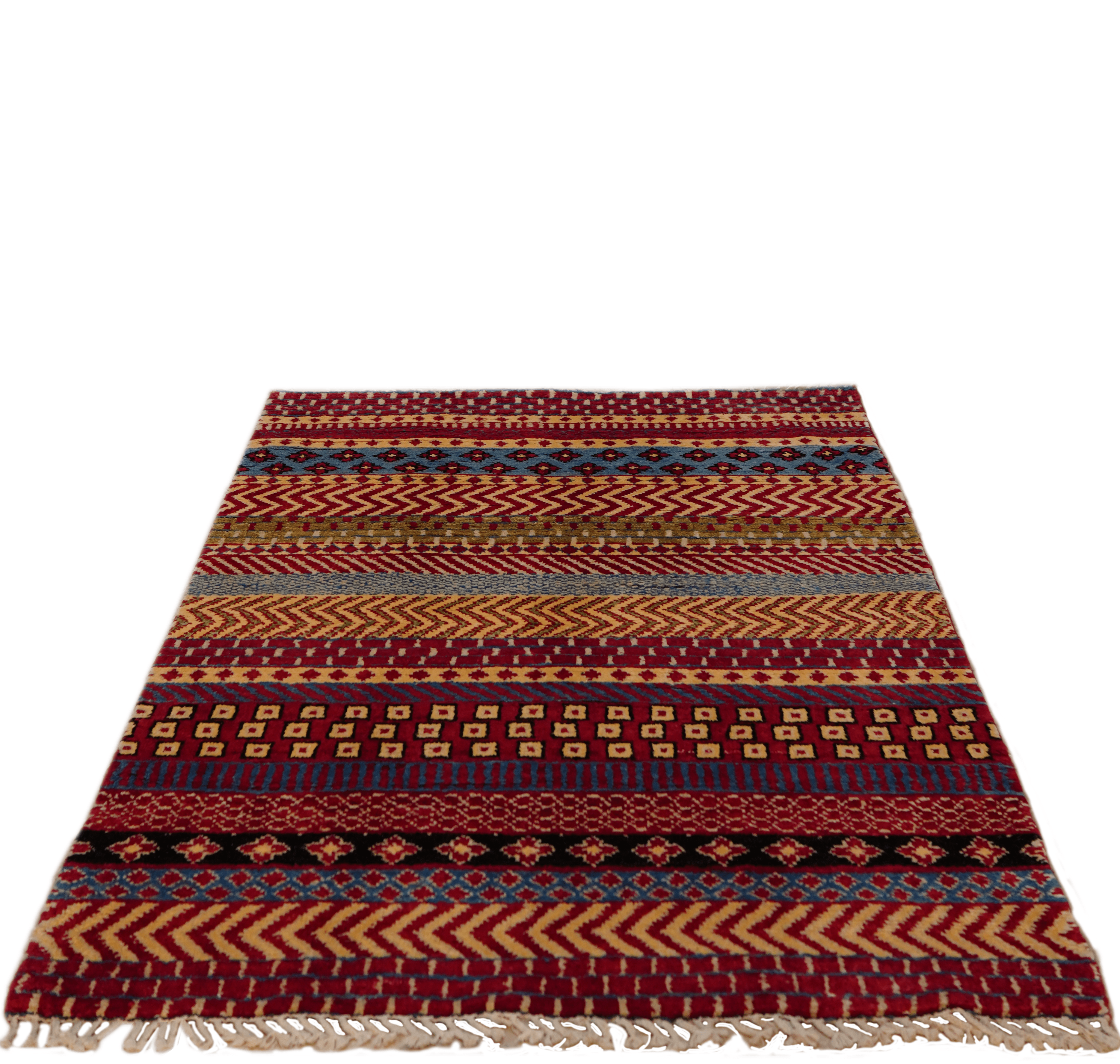 4x6 Modern Moroccan Hand-knotted Carpet