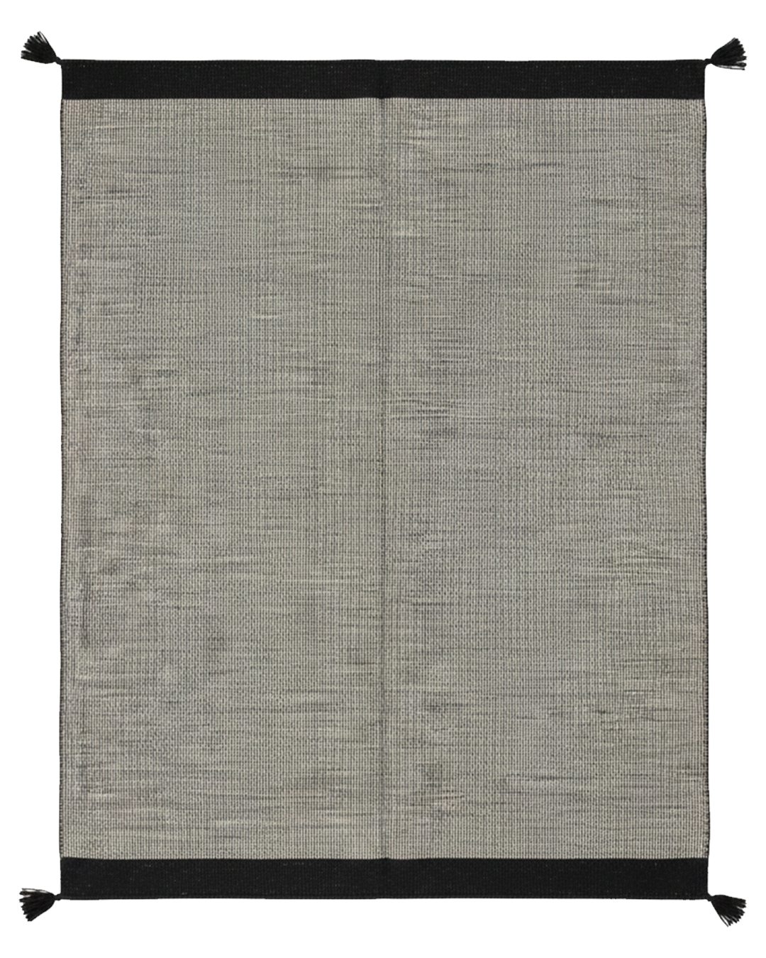 Black & White texture Hand-weaved Center piece Rug